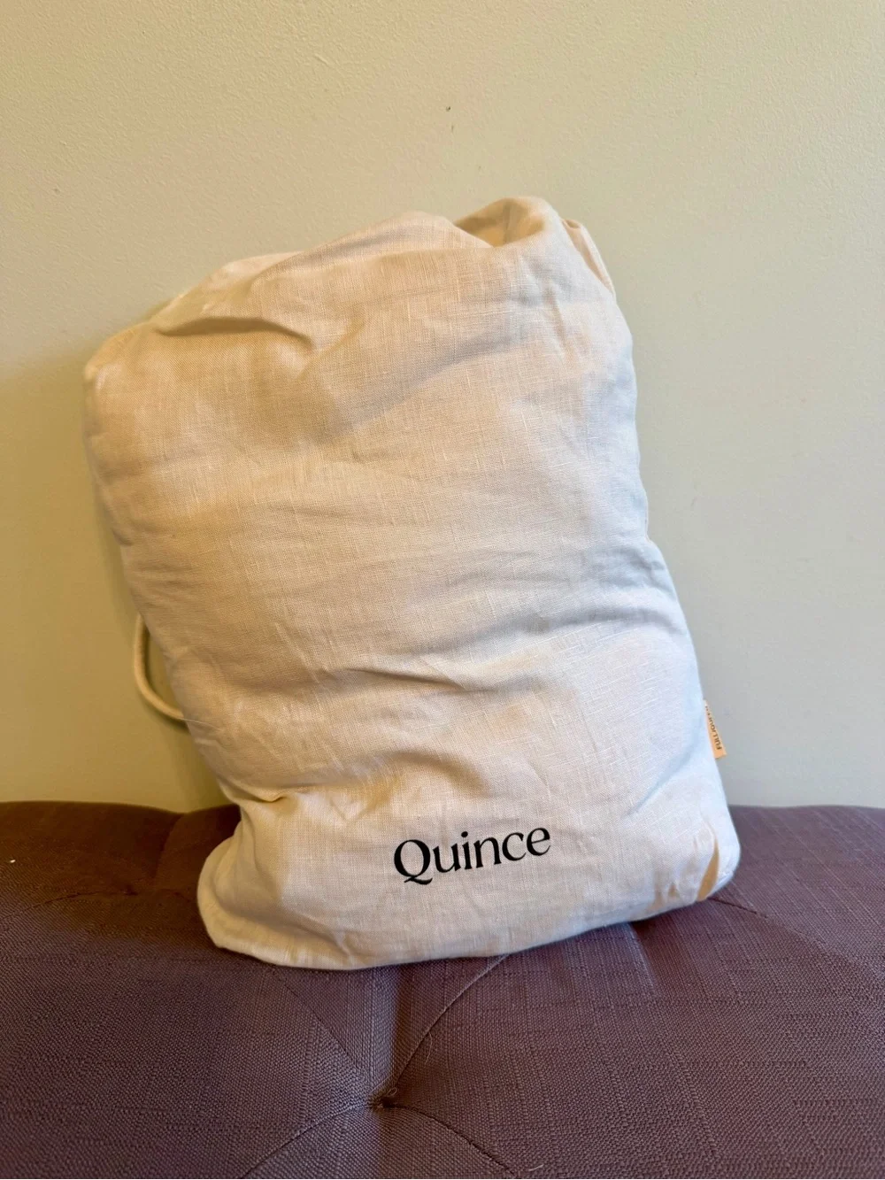 NWT Quince Luxury European Linen Sand  Duvet Cover!